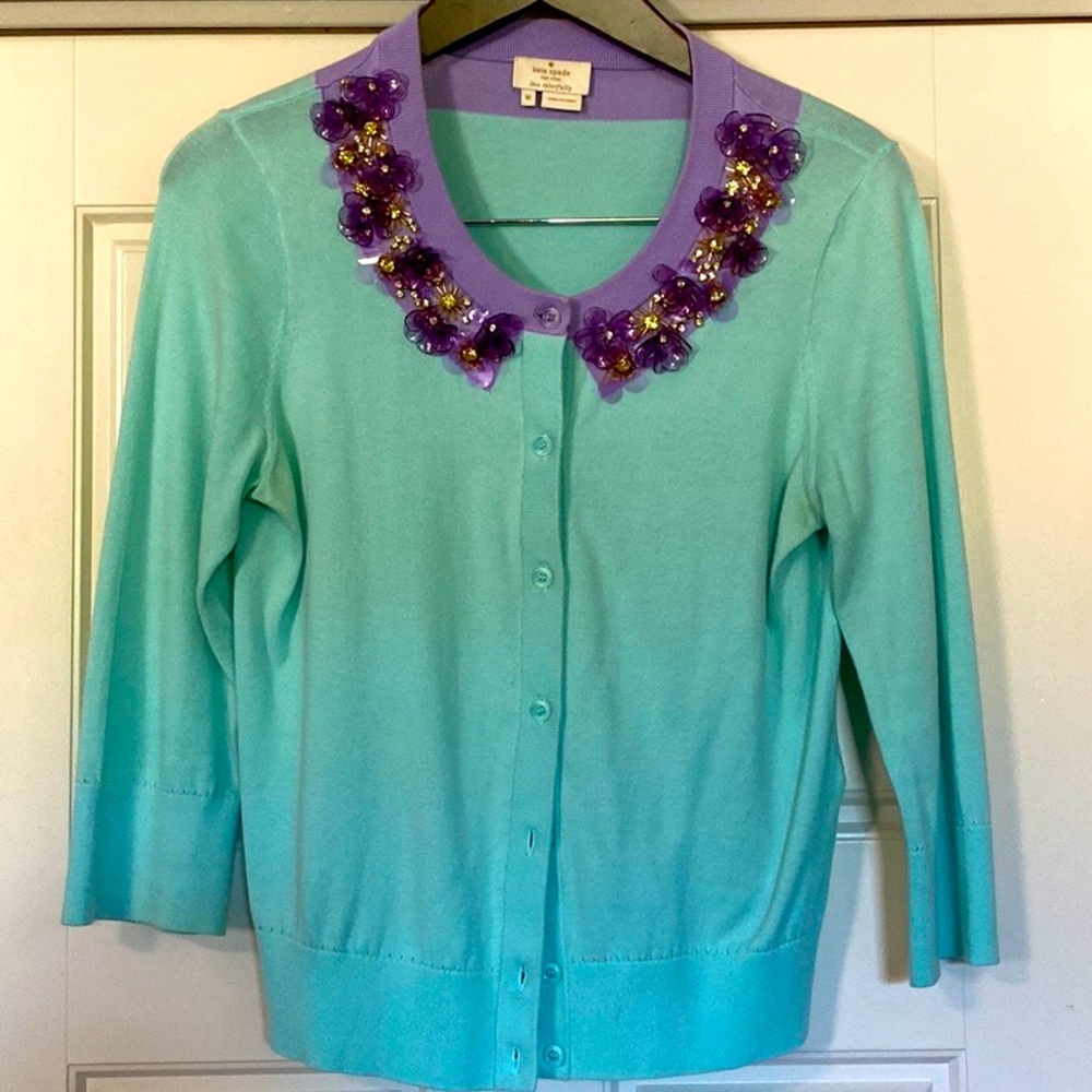 Kate spade embellished azalea cardigan